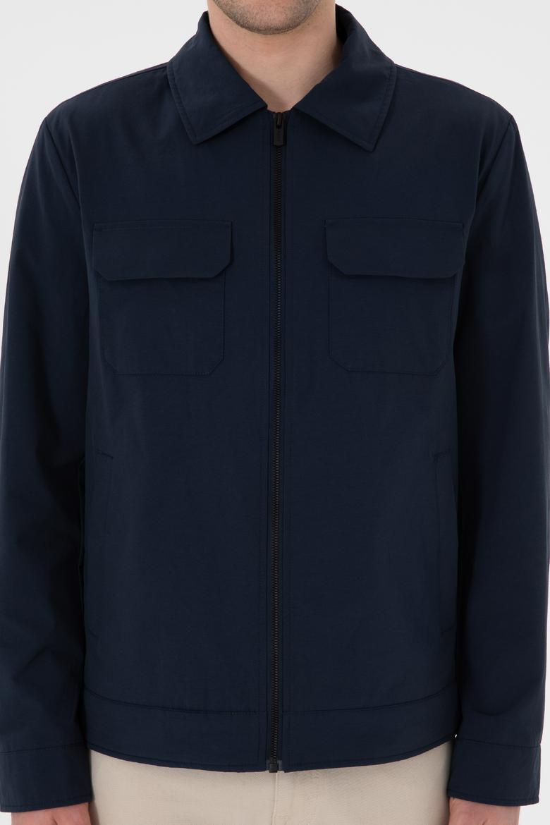 Erkek Lacivert Mont - 50299386002