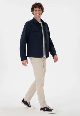 Erkek Lacivert Mont - 50299386002