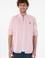Erkek Açık Pembe Keten Görünümlü Basic Gömlek