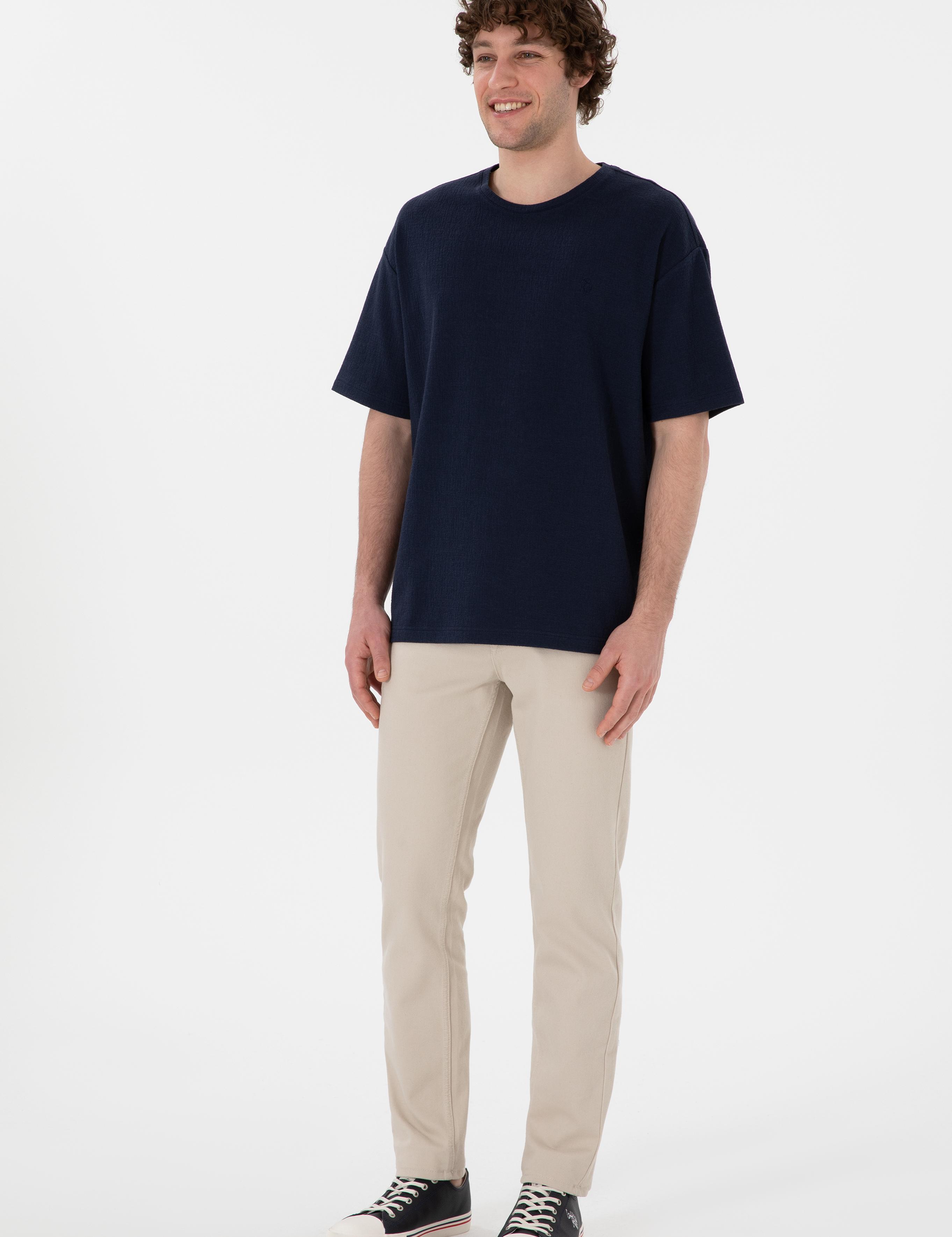 تی شرت یقه گرد آستین کوتاه ریلکس یقه گرد مردانه یو اس پولو | U.S. Polo Assn. - تصویر 4