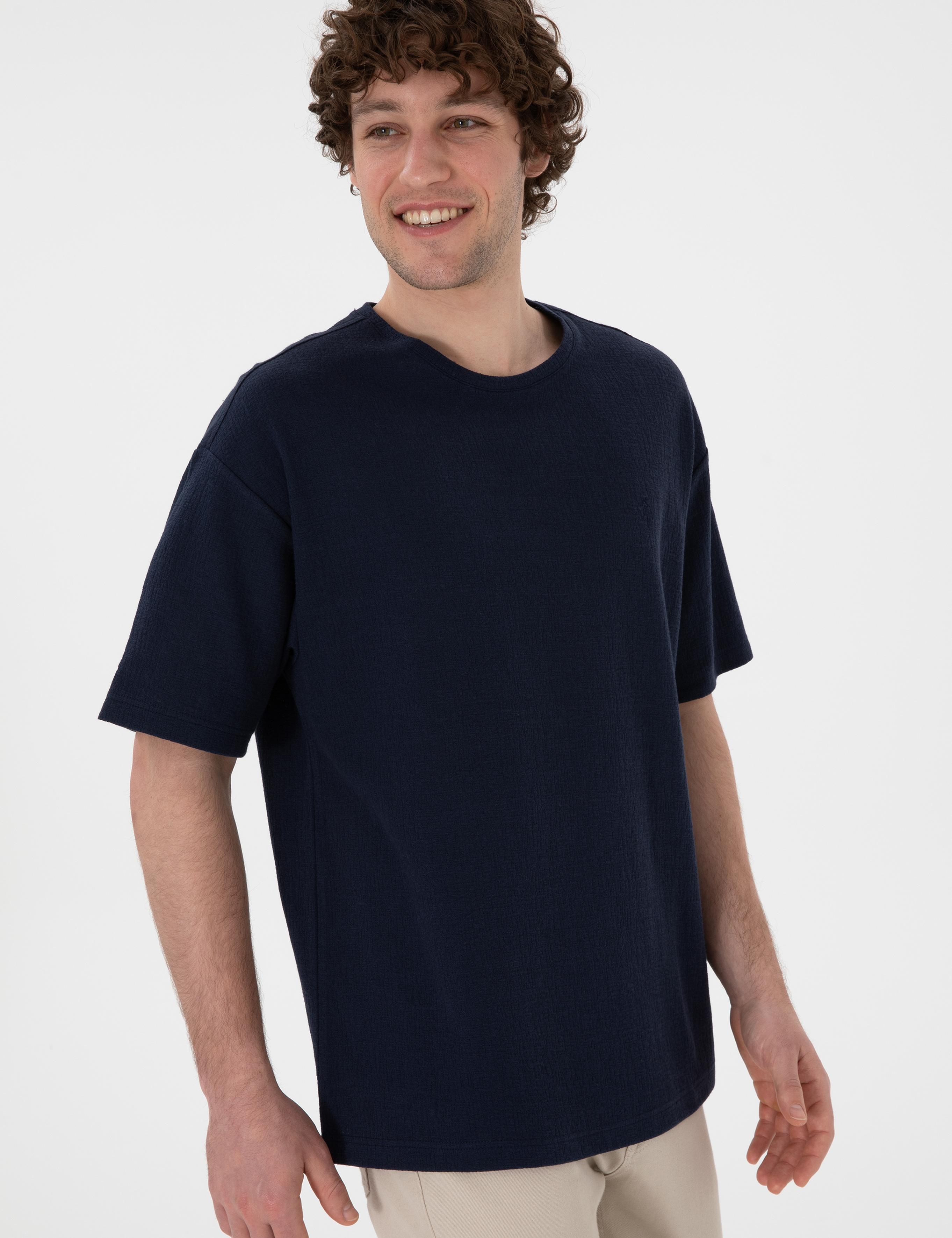 تی شرت یقه گرد آستین کوتاه ریلکس یقه گرد مردانه یو اس پولو | U.S. Polo Assn. - تصویر 3