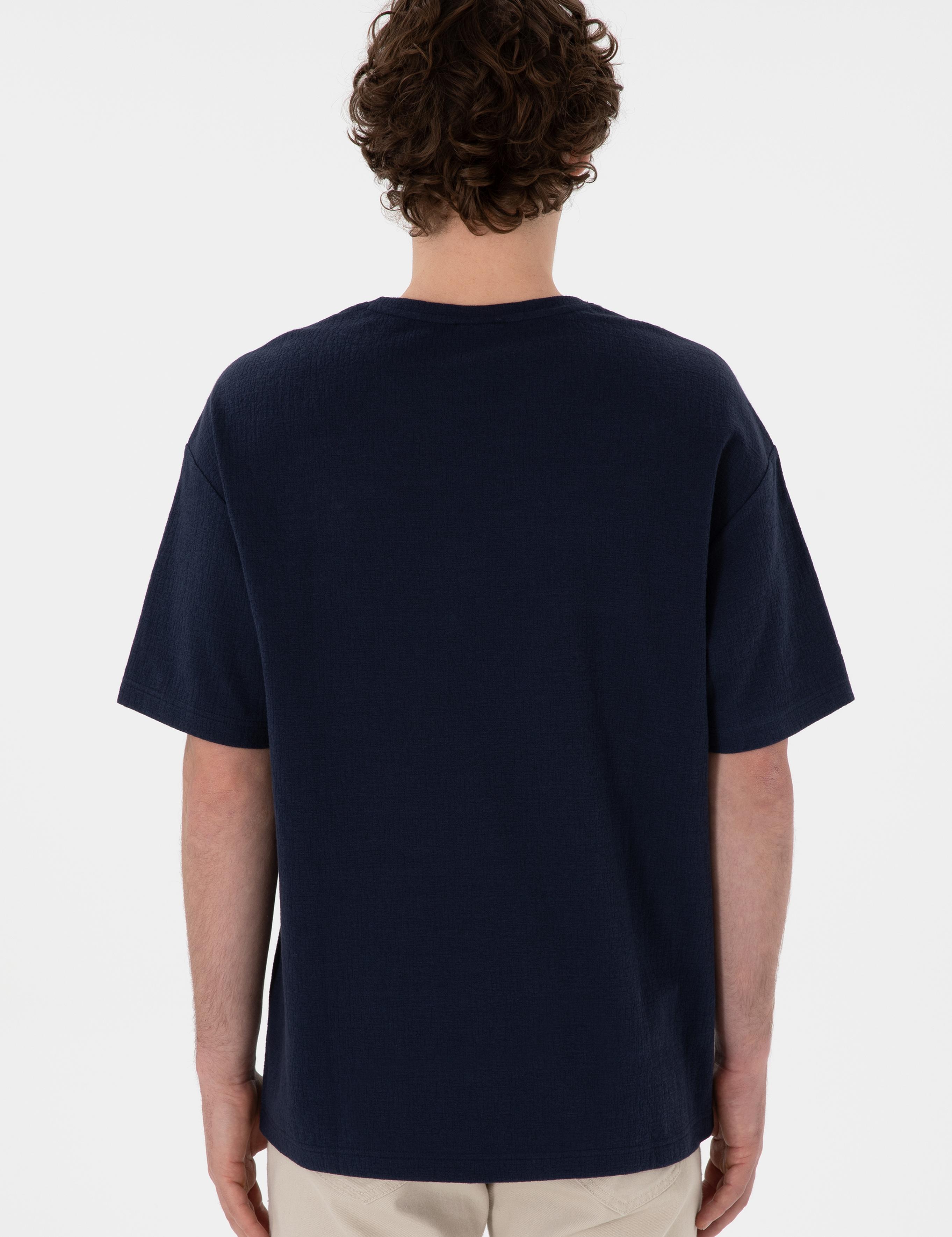 تی شرت یقه گرد آستین کوتاه ریلکس یقه گرد مردانه یو اس پولو | U.S. Polo Assn. - تصویر 5