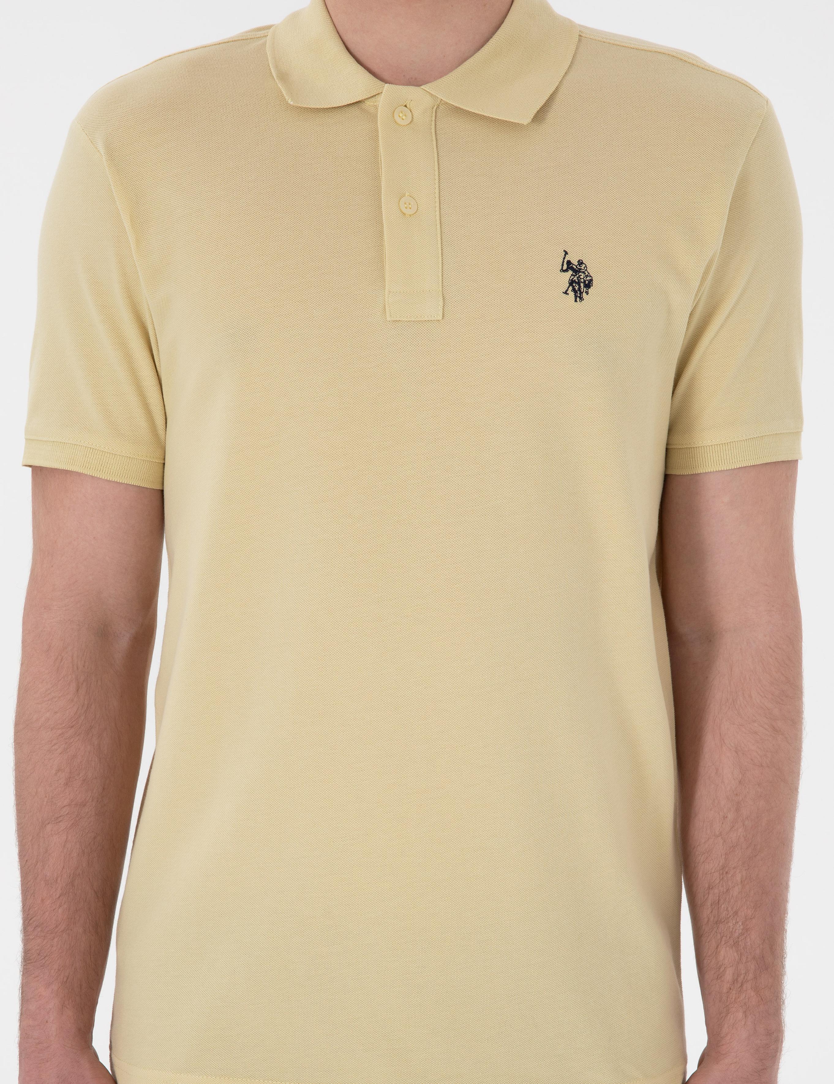 پولوشرت آستین کوتاه اندامی یقه پیراهنی مردانه یو اس پولو | U.S. Polo Assn. - تصویر 6