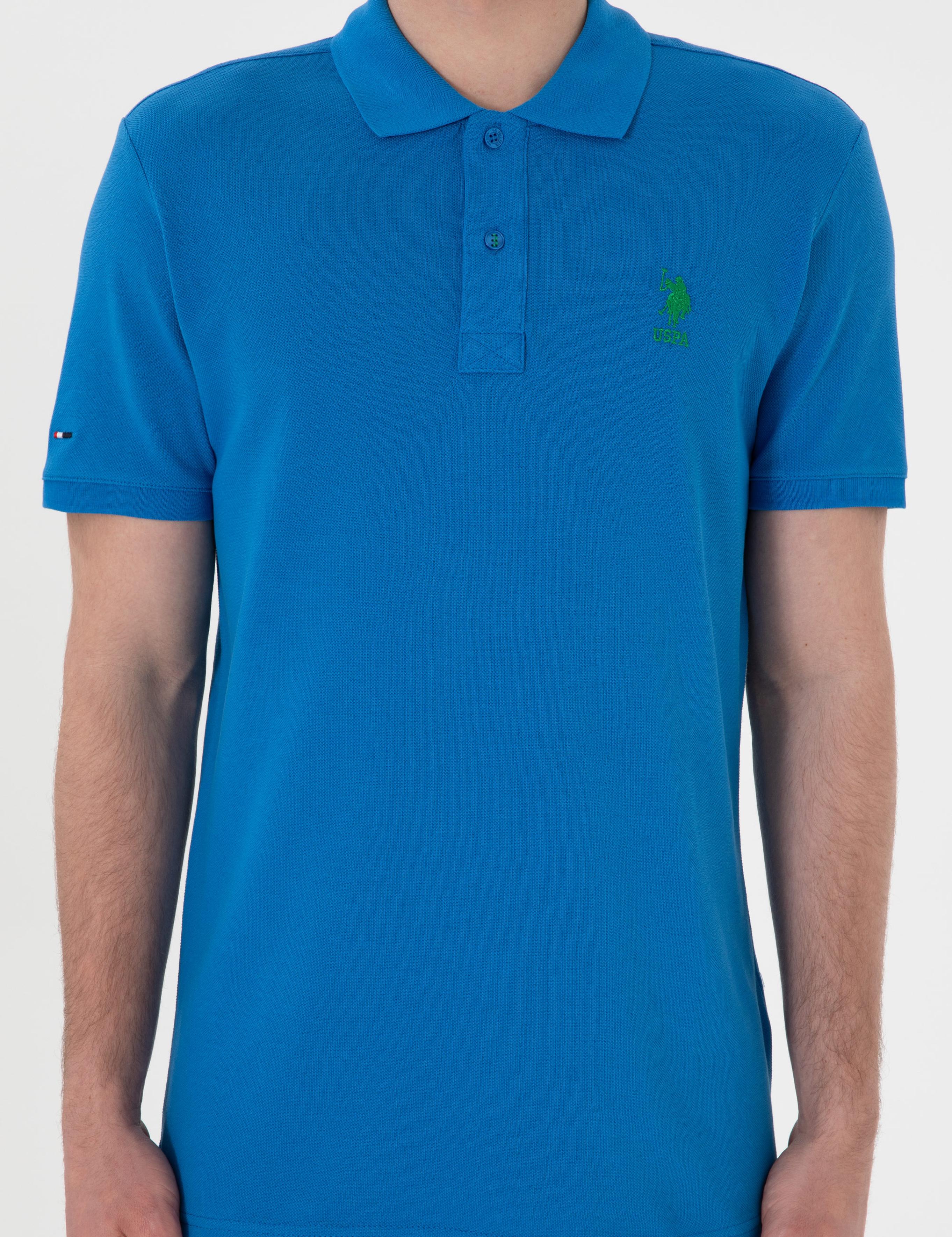پولوشرت آستین کوتاه اندامی یقه پیراهنی مردانه یو اس پولو | U.S. Polo Assn. - تصویر 6