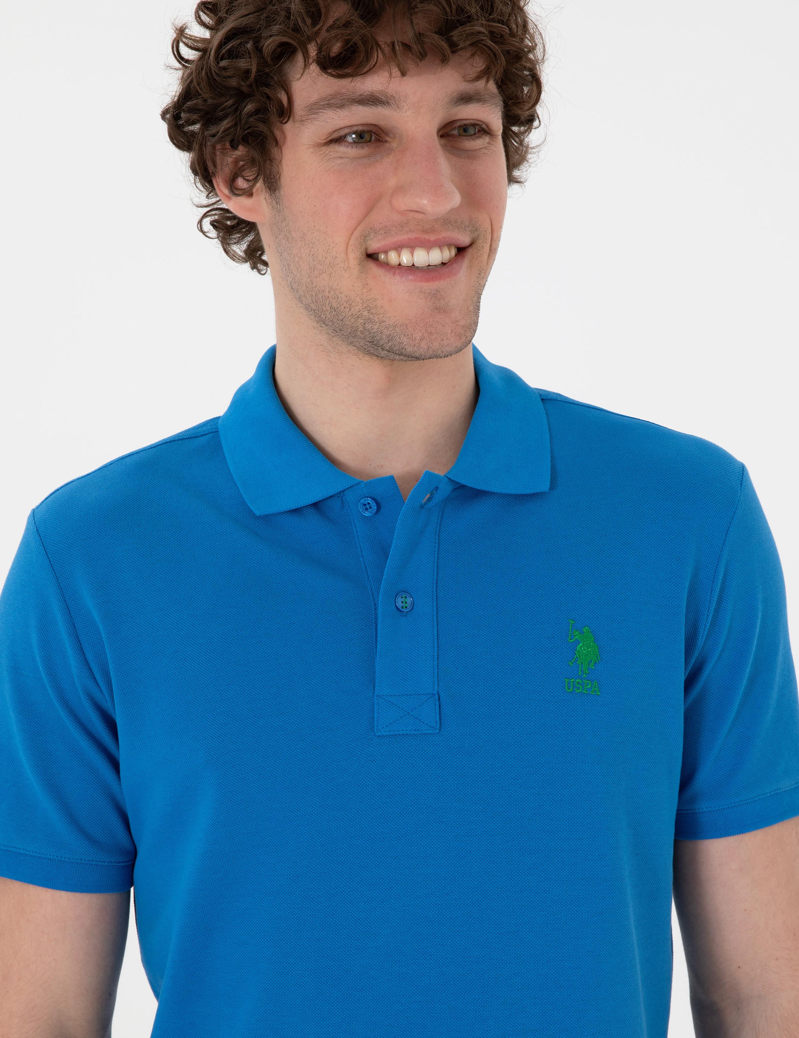 پولوشرت آستین کوتاه اندامی یقه پیراهنی مردانه یو اس پولو | U.S. Polo Assn. - تصویر 2
