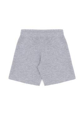 Erkek Çocuk Gri Melanj Örme Şort - 50288130031