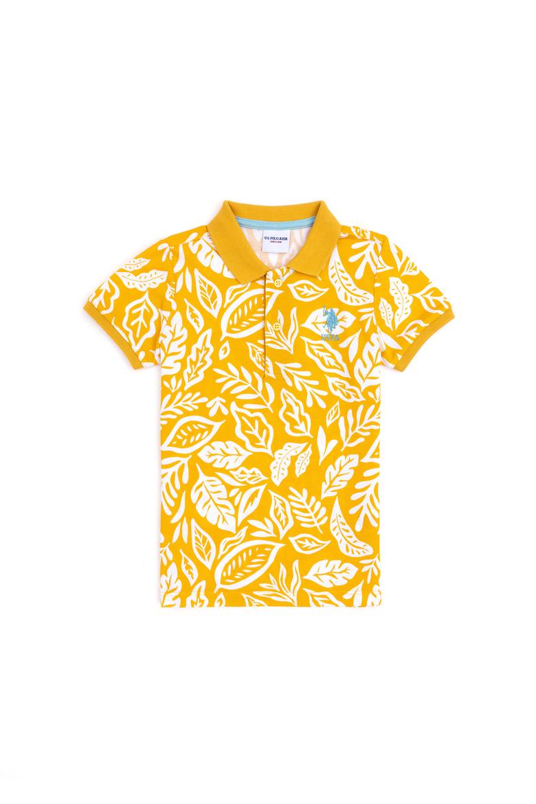 Erkek Çocuk Safran Polo Yaka Tişört - 50288128027
