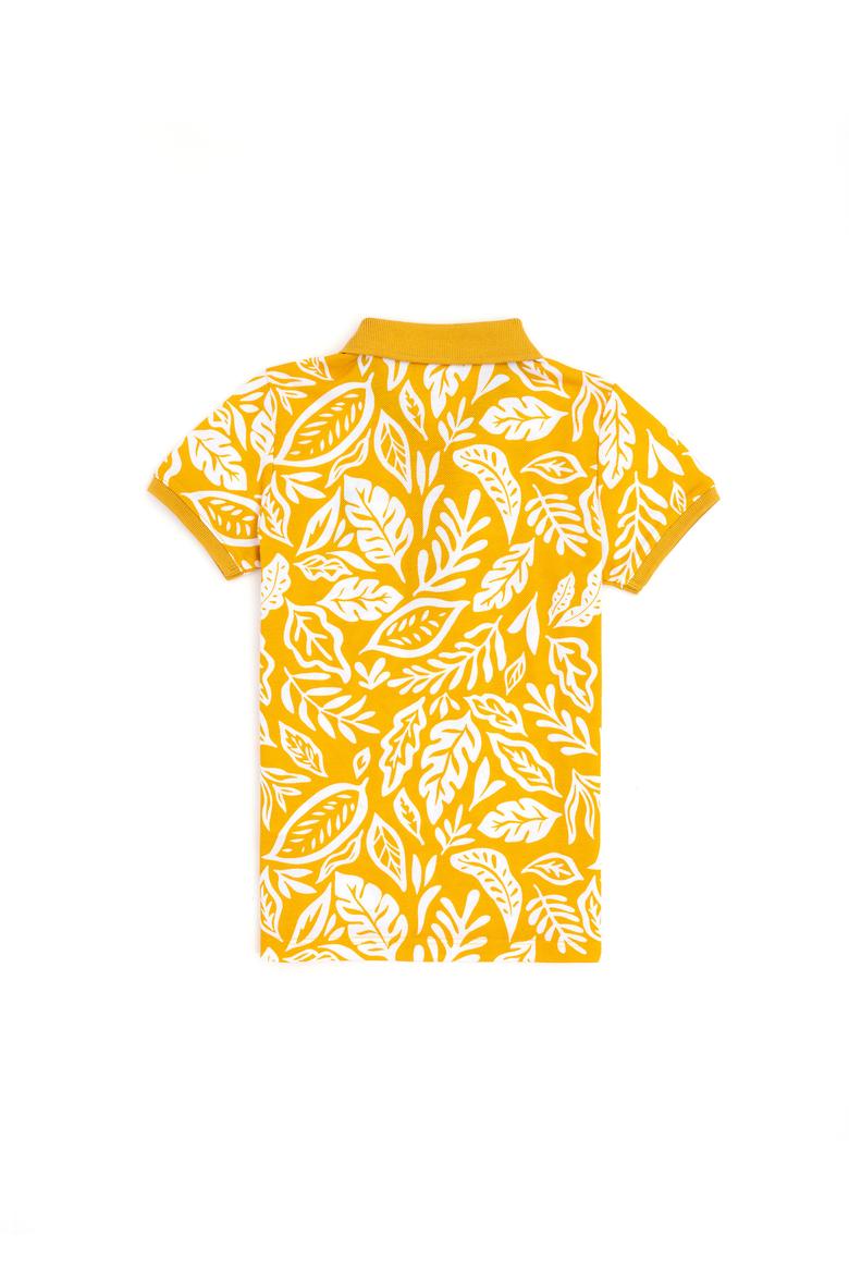 Erkek Çocuk Safran Polo Yaka Tişört - 50288128027