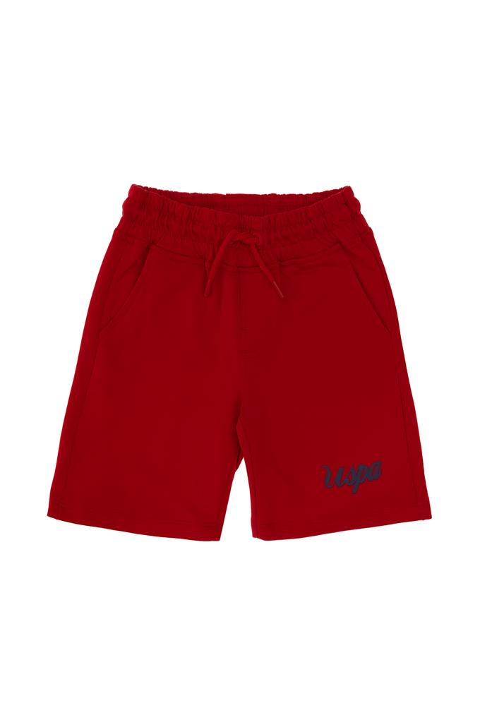 Erkek Çocuk Kırmızı Örme Şort