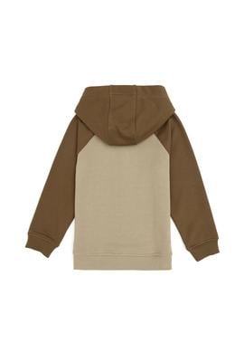 Erkek Çocuk Açık Haki Kapüşonlu Sweatshirt - 50293495020