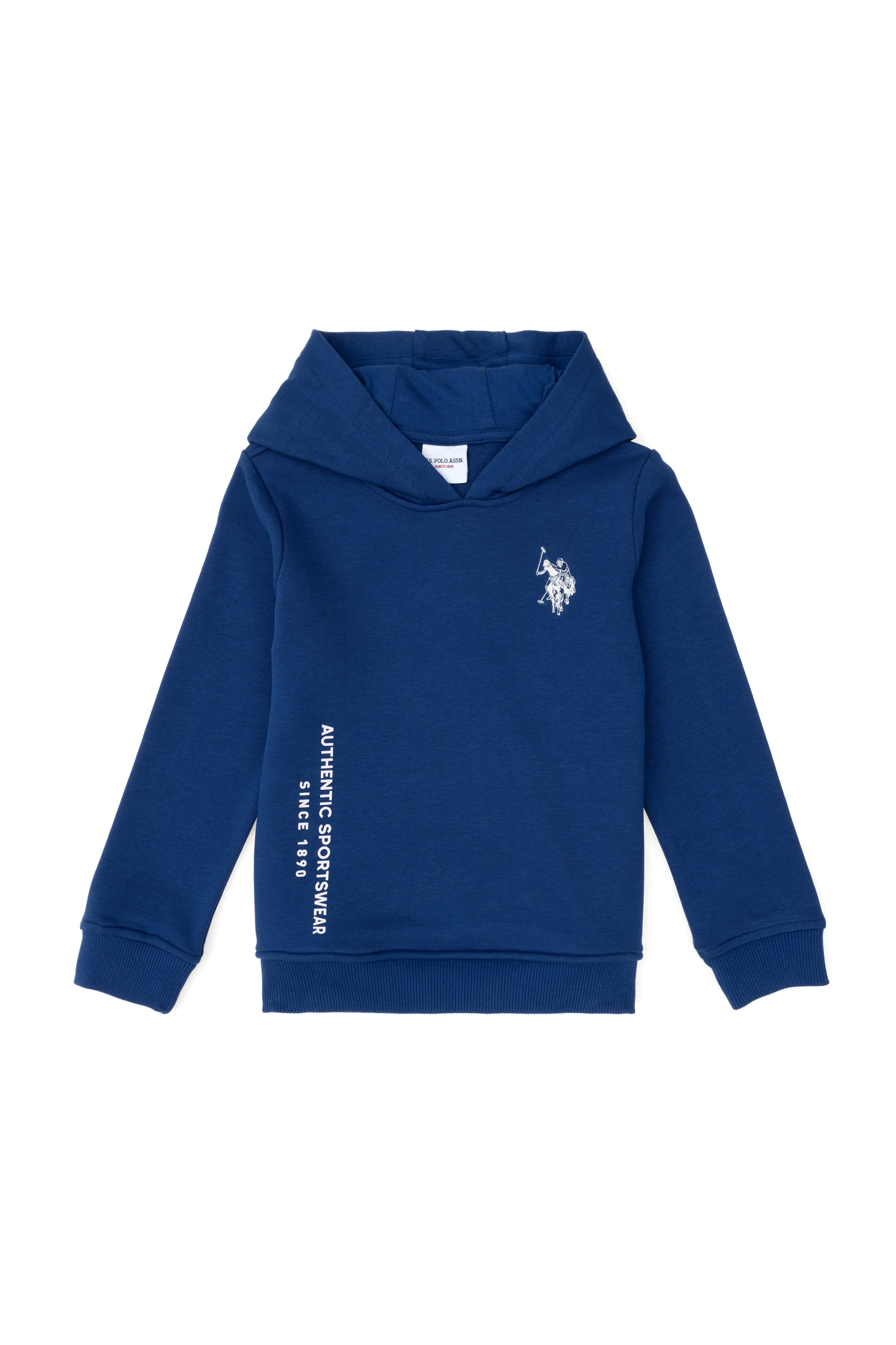 Erkek Çocuk İndigo Kapüşonlu Sweatshirt - Image 3