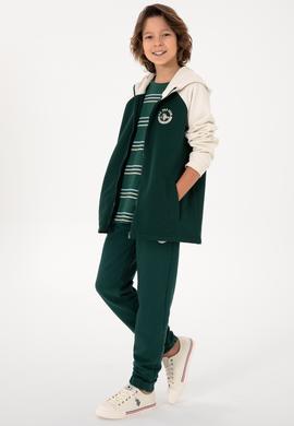 Erkek Çocuk Koyu Yeşil Eşofman Altı - 50293576017