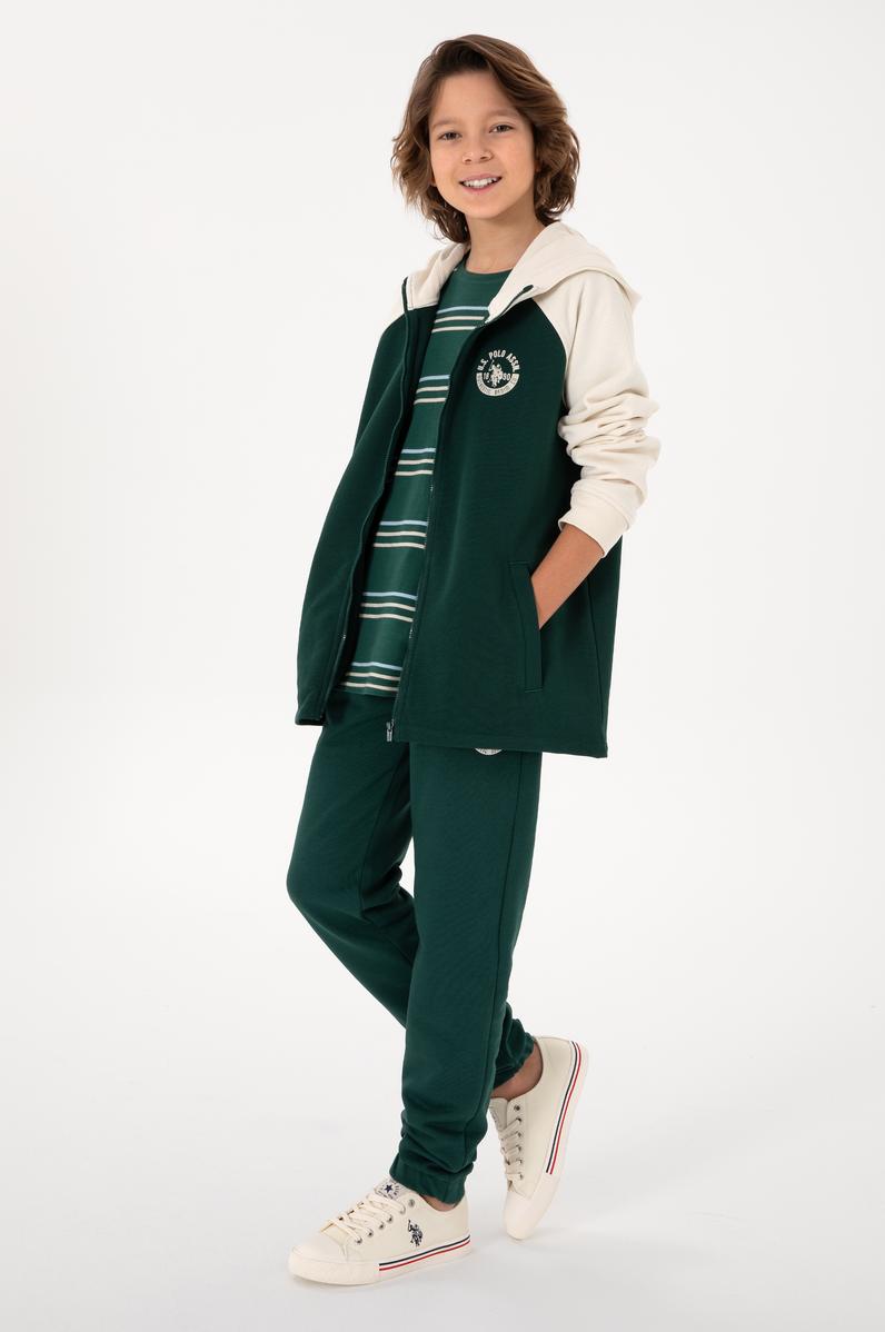 Erkek Çocuk Koyu Yeşil Eşofman Altı