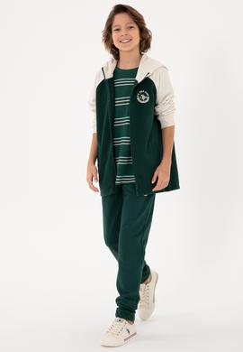 Erkek Çocuk Koyu Yeşil Eşofman Altı - 50293576017