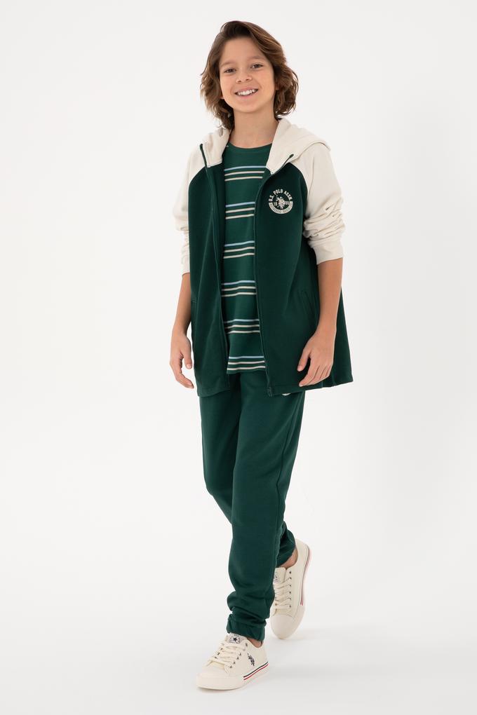 Erkek Çocuk Koyu Yeşil Eşofman Altı