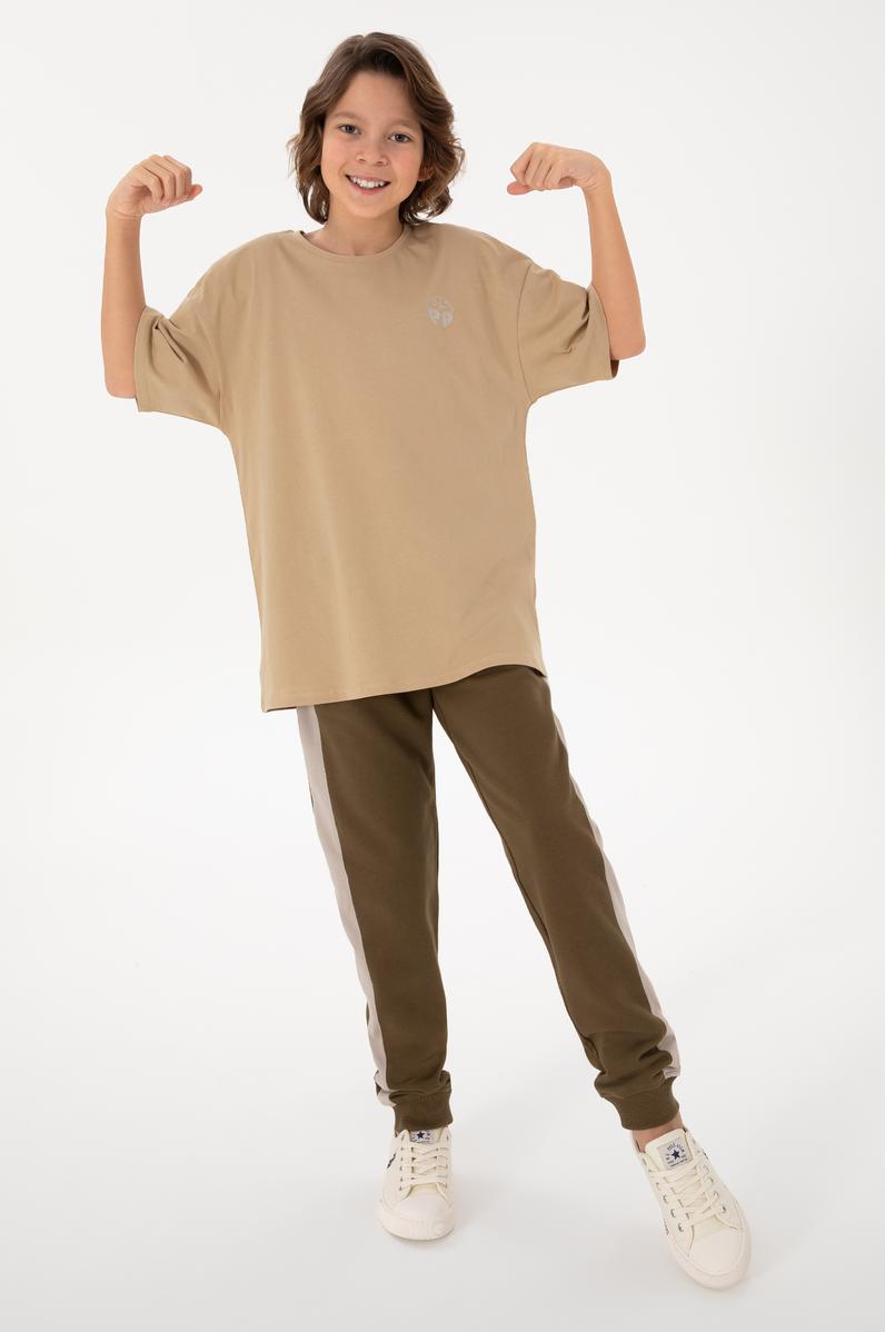 Erkek Çocuk Haki Eşofman Altı