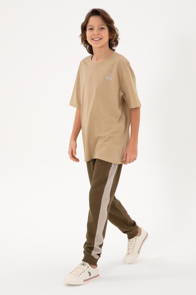 Erkek Çocuk Haki Eşofman Altı