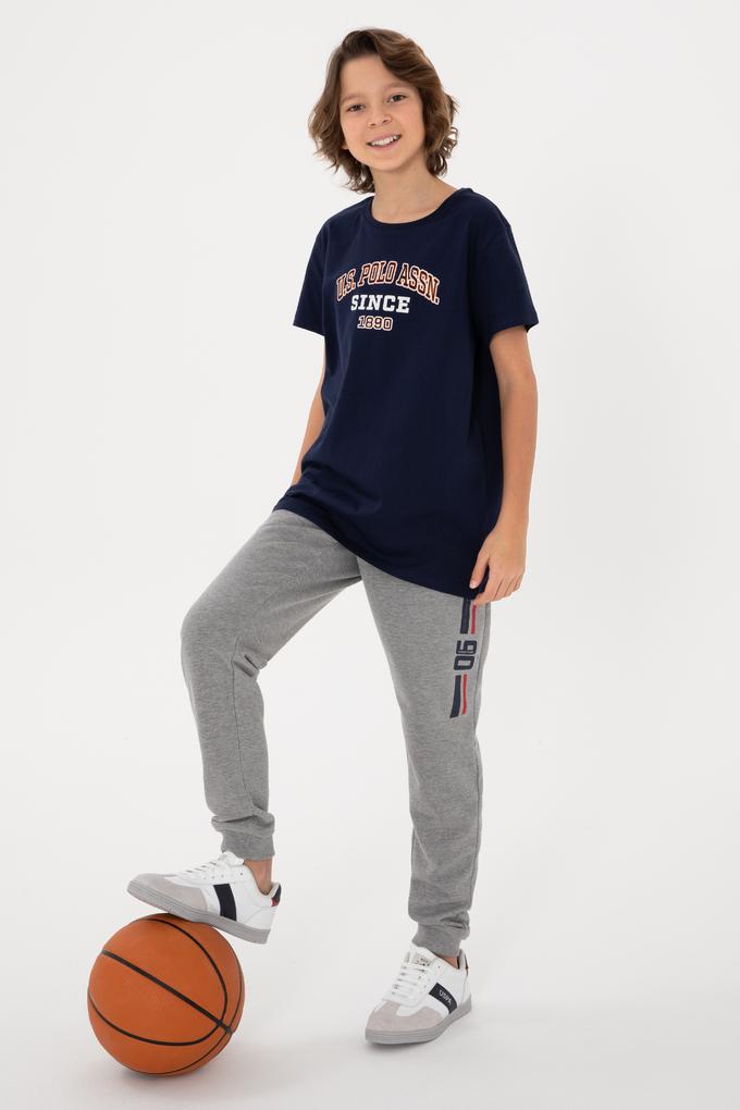 Erkek Çocuk Gri Melanj Eşofman Altı