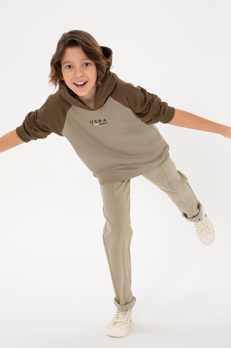 Erkek Çocuk Açık Haki Eşofman Altı