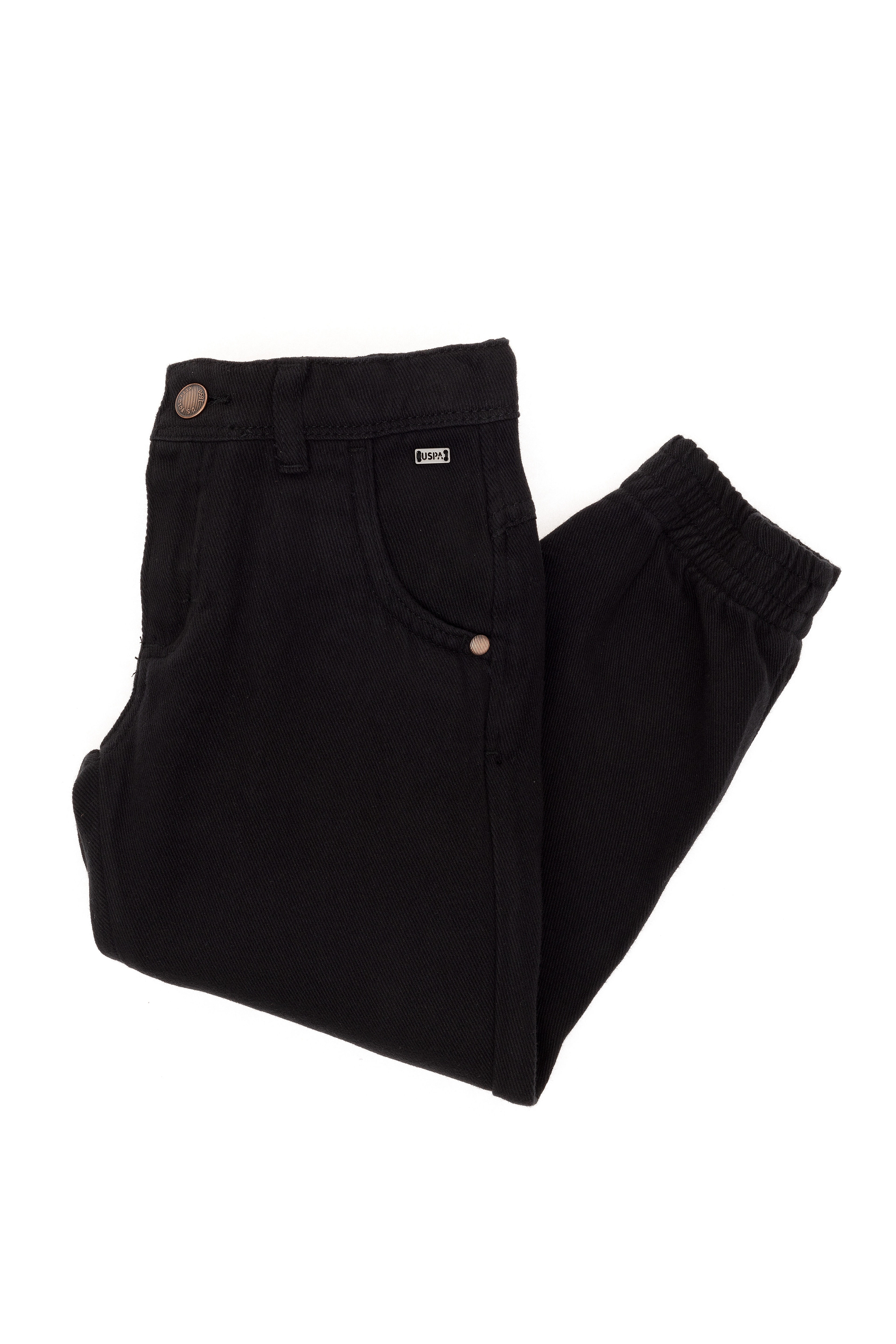 Erkek Çocuk Siyah Kanvas Pantolon - Image 3