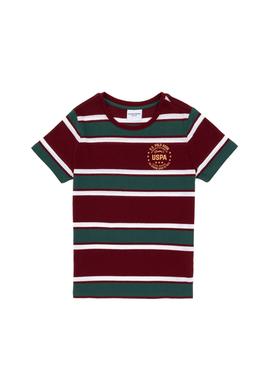 Erkek Çocuk Bordo Basic Tişört - 50295559028