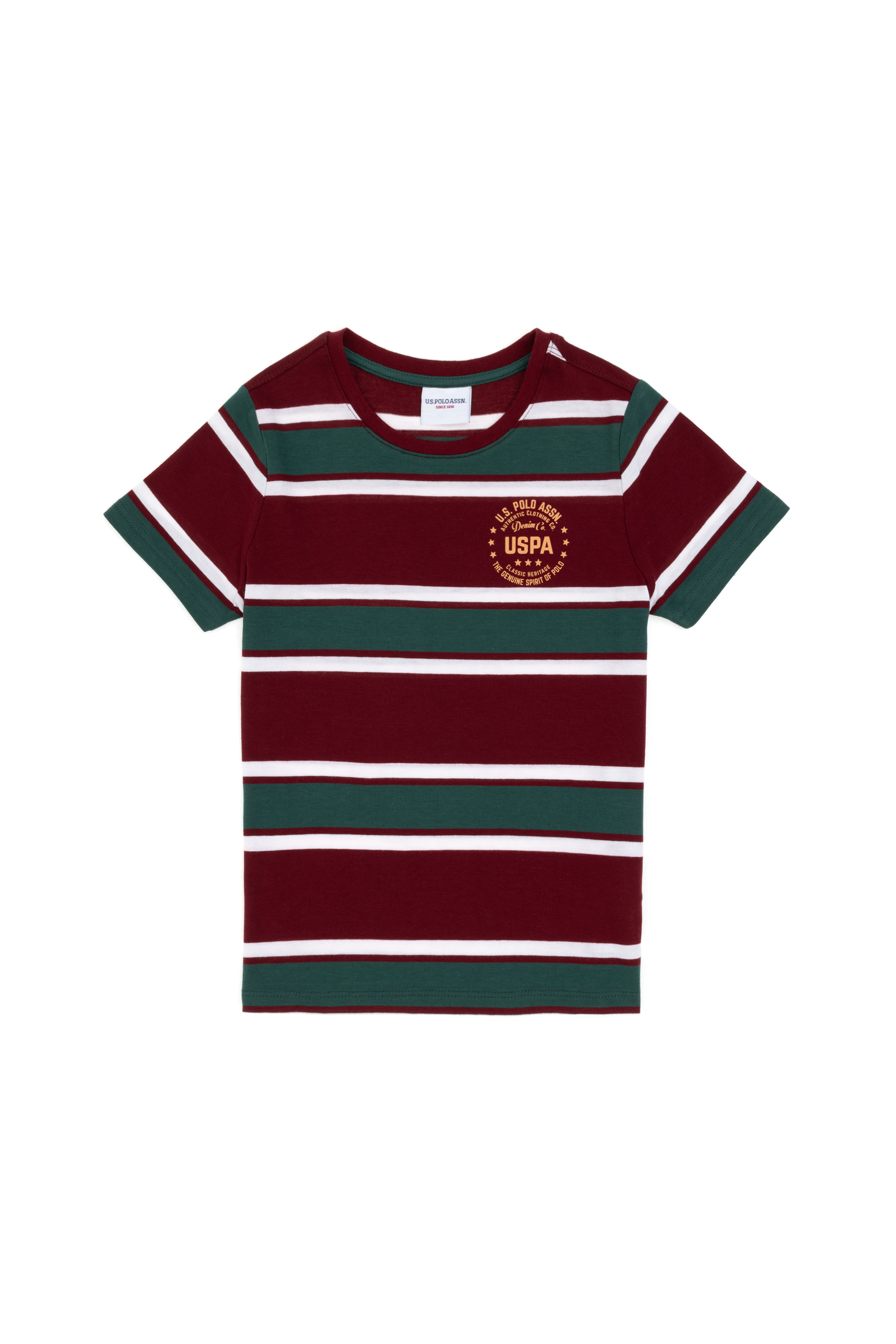 Erkek Çocuk Bordo Basic Tişört - Image 3