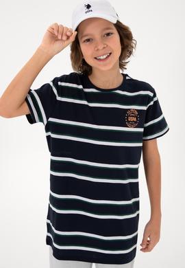 Erkek Çocuk Lacivert Basic Tişört - 50295559004
