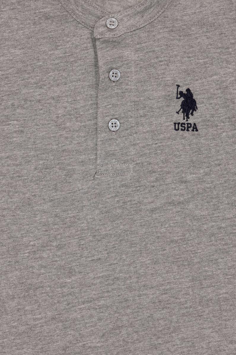 Erkek Çocuk Gri Melanj Basic Tişört