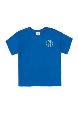 Erkek Çocuk Kobalt Oversize Bisikelt Yaka Tişört - 50298981053