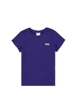 Erkek Çocuk Mor Bisiklet Yaka Tişört - 50298086096