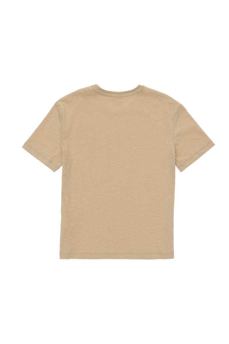 Erkek Çocuk Kum Comfort Basic Bisiklet Yaka Tişört - 50295447101