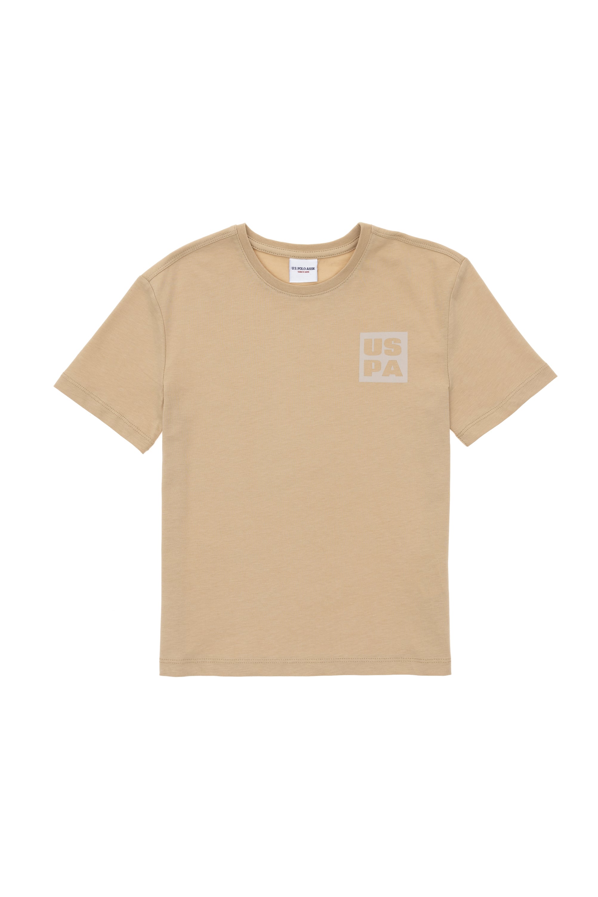 Erkek Çocuk Kum Comfort Basic Bisiklet Yaka Tişört - Image 4