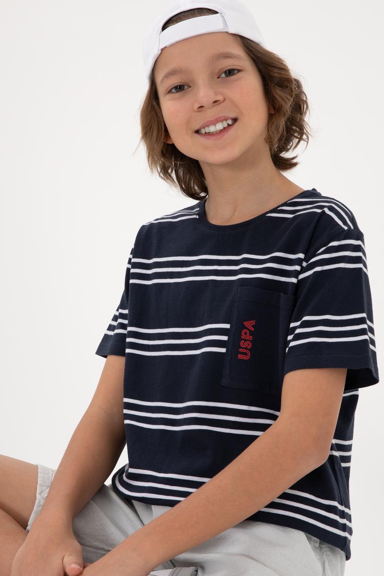 Erkek Çocuk Lacivert Basic Tişört