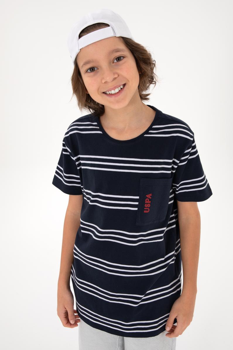 Erkek Çocuk Lacivert Basic Tişört