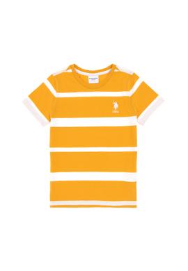 Erkek Çocuk Turuncu Bisiklet Yaka Tişört - 50298959041