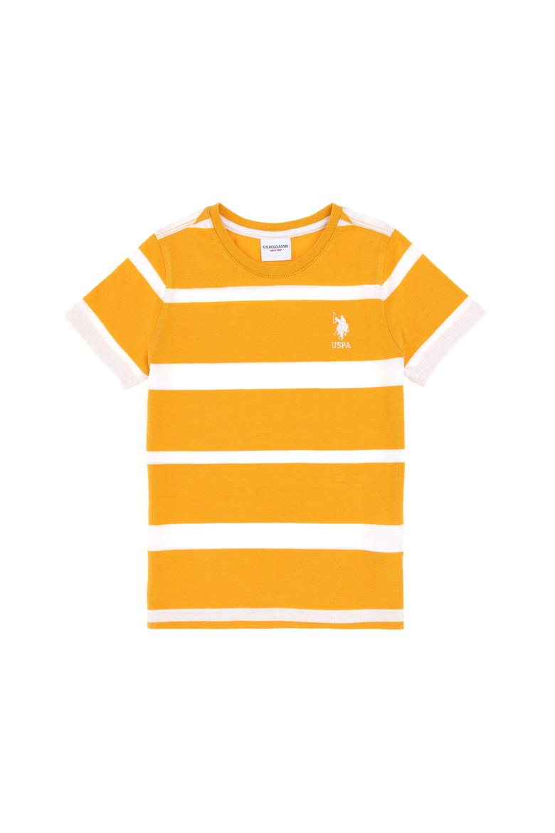 Erkek Çocuk Turuncu Bisiklet Yaka Tişört - 50298959041