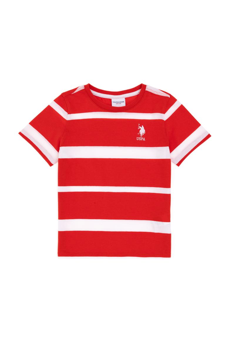 Erkek Çocuk Kırmızı Bisiklet Yaka Tişört - 50298959033