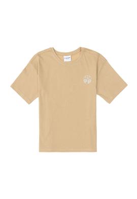 Erkek Çocuk Kum Comfort Basic Bisiklet Yaka Tişört - 50295503079