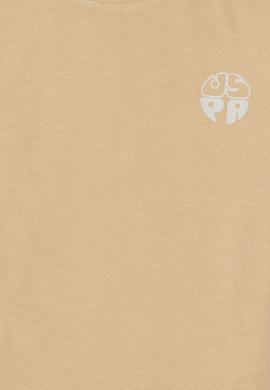 Erkek Çocuk Kum Comfort Basic Bisiklet Yaka Tişört - 50295503079