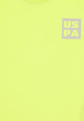 Erkek Çocuk Elma Yeşili Oversize Bisiklet Yaka Tişört - 50295447148