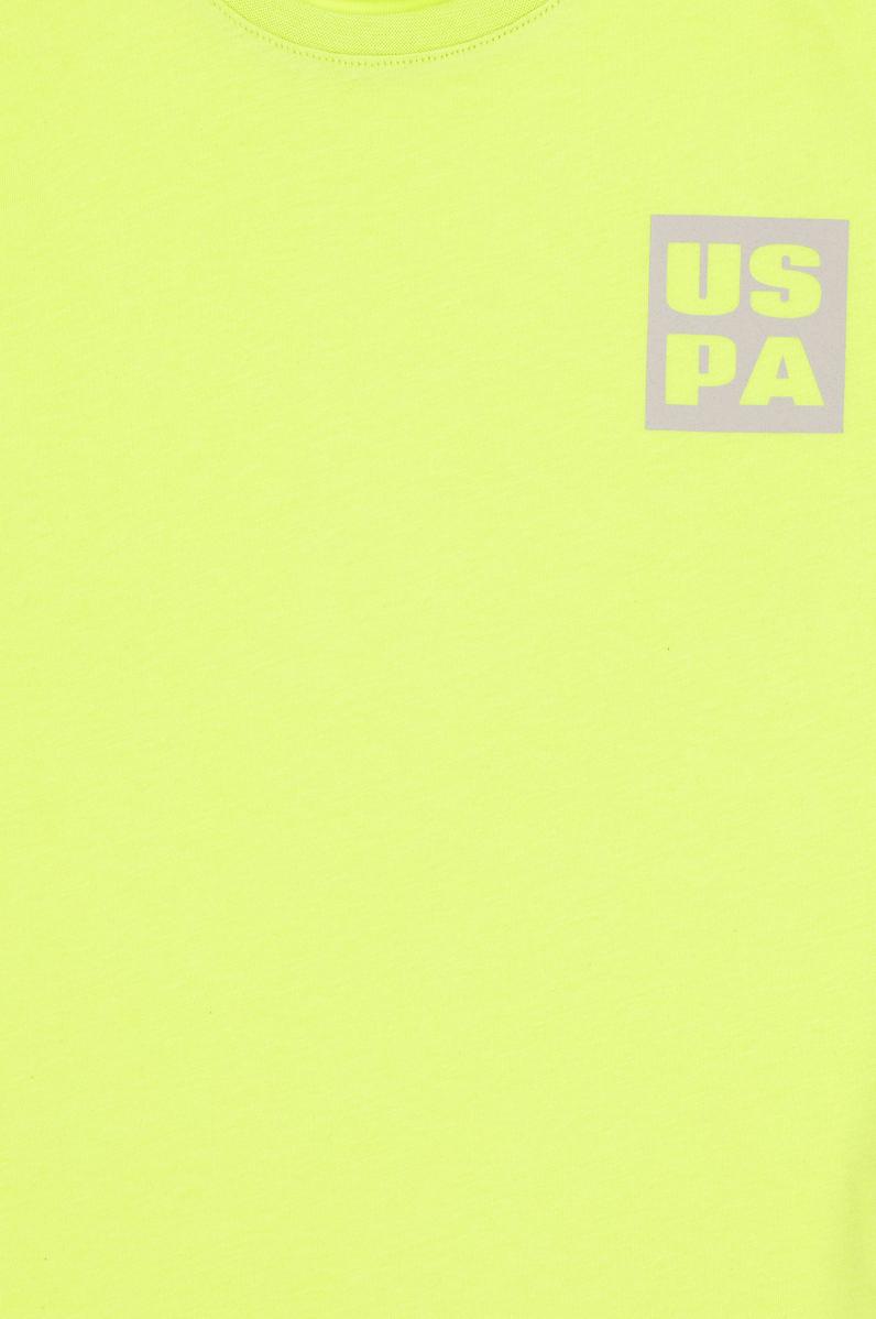 Erkek Çocuk Elma Yeşili Oversize Bisiklet Yaka Tişört