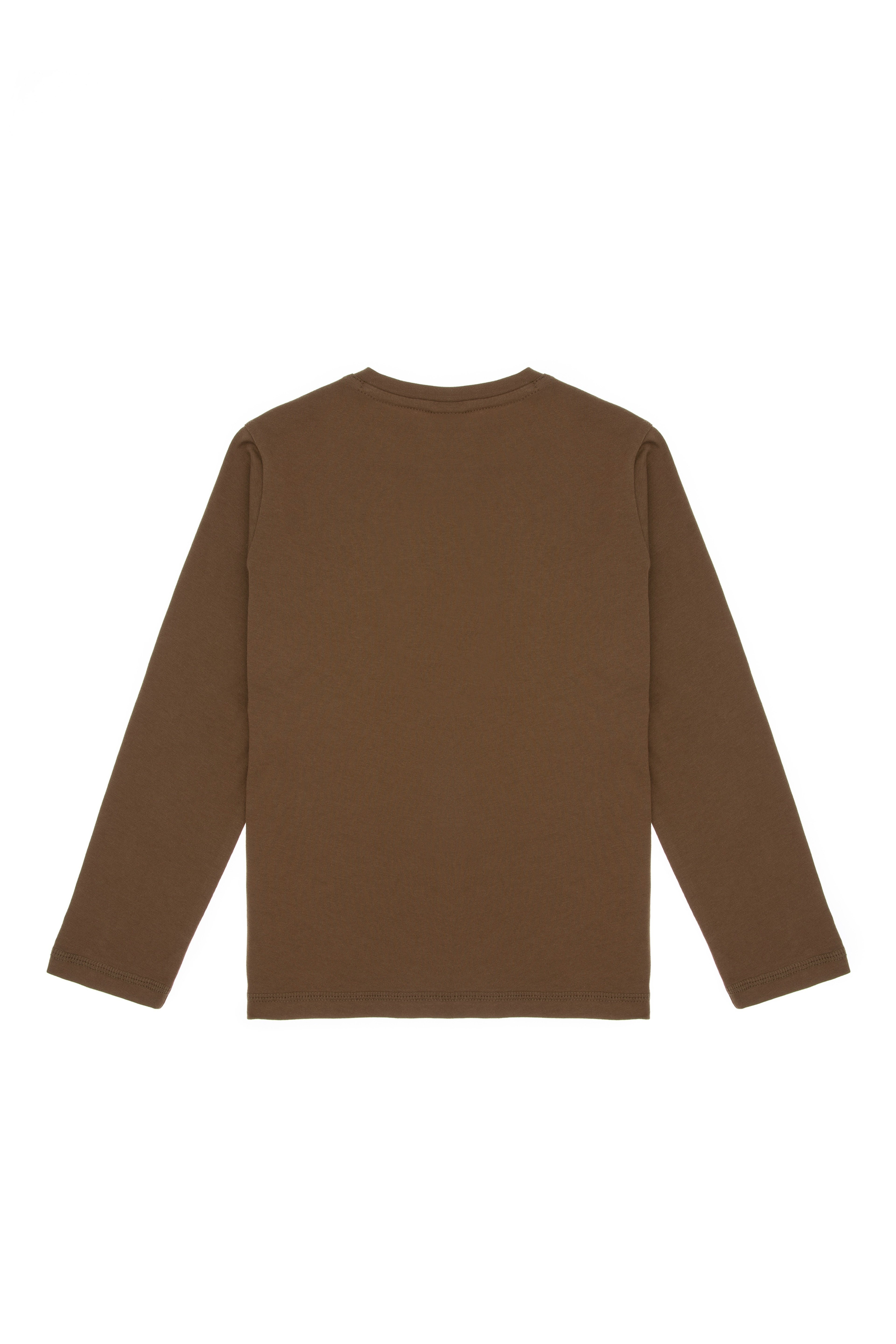 Erkek Çocuk Haki Basic Sweatshirt - Image 5