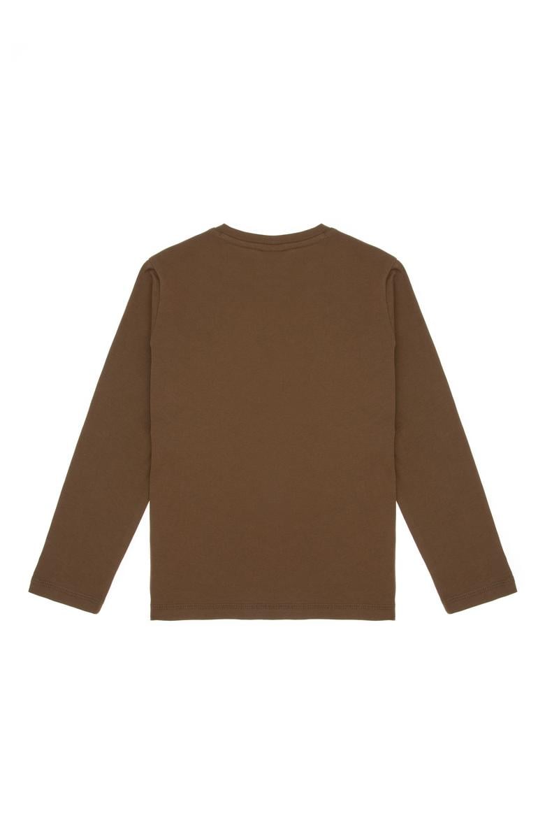 Erkek Çocuk Haki Basic Sweatshirt - 50297420018