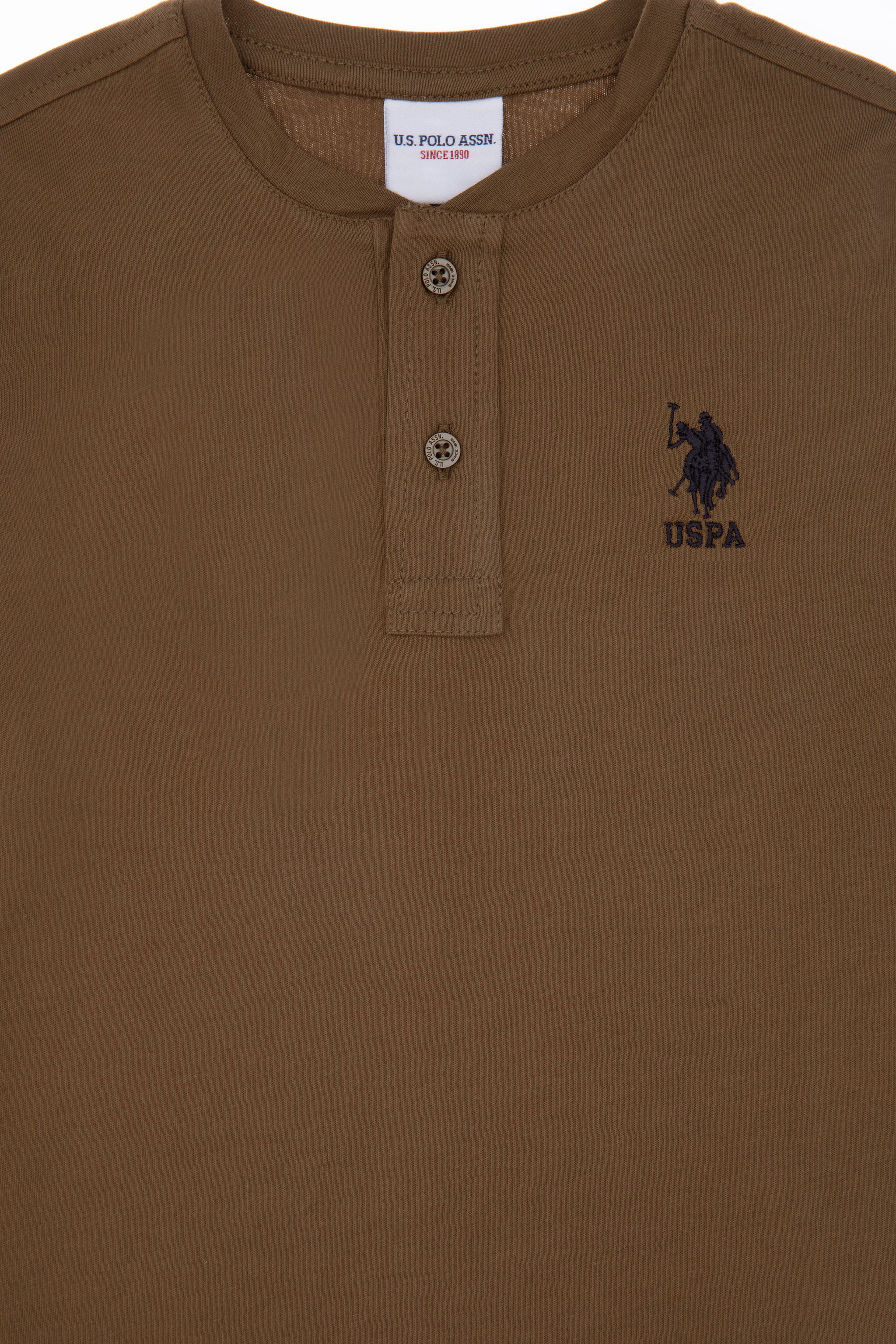Erkek Çocuk Haki Basic Sweatshirt - Image 6
