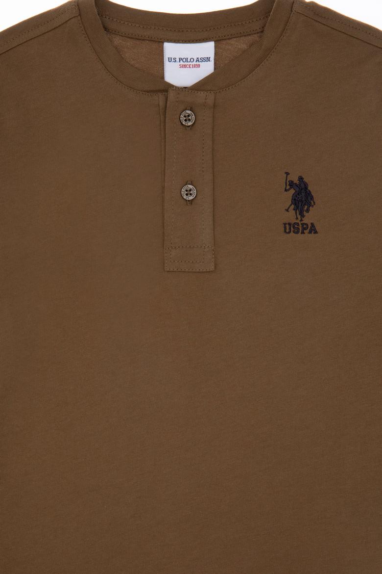 Erkek Çocuk Haki Basic Sweatshirt - 50297420018