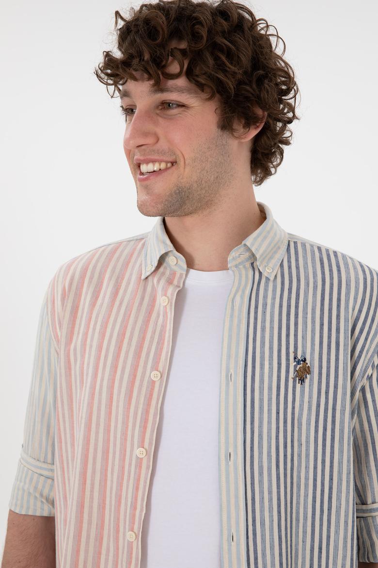 Erkek Açık Mavi Uzun Kollu Gömlek - 50299806008