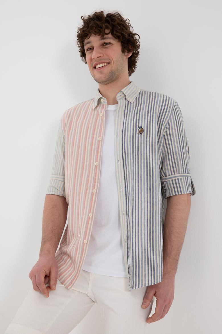 Erkek Açık Mavi Uzun Kollu Gömlek - 50299806008