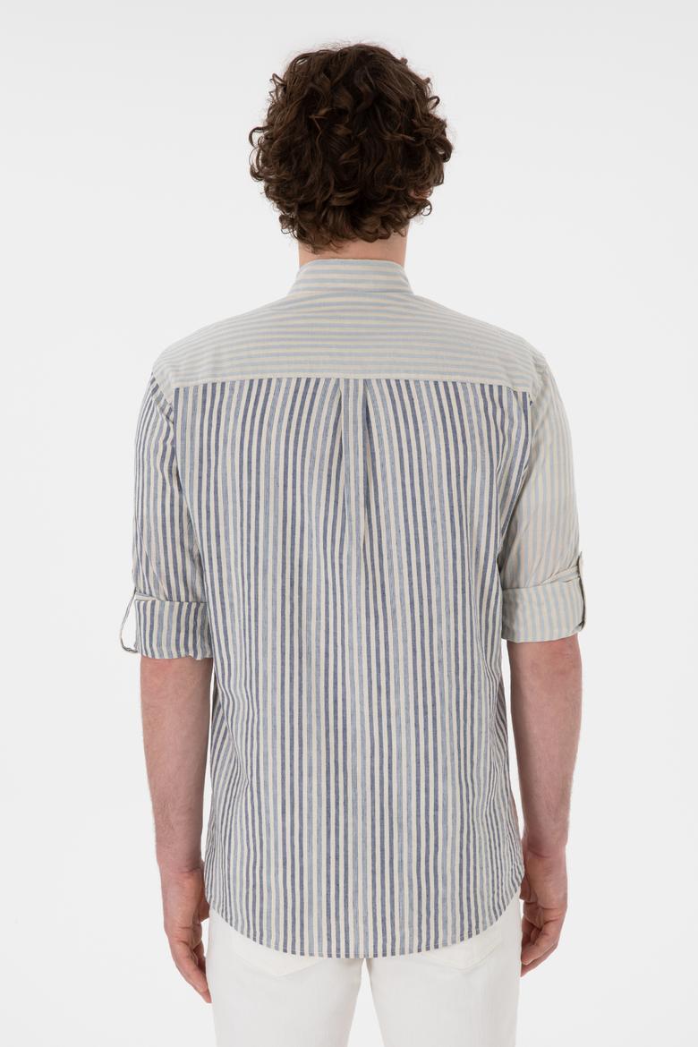 Erkek Açık Mavi Uzun Kollu Gömlek - 50299806008