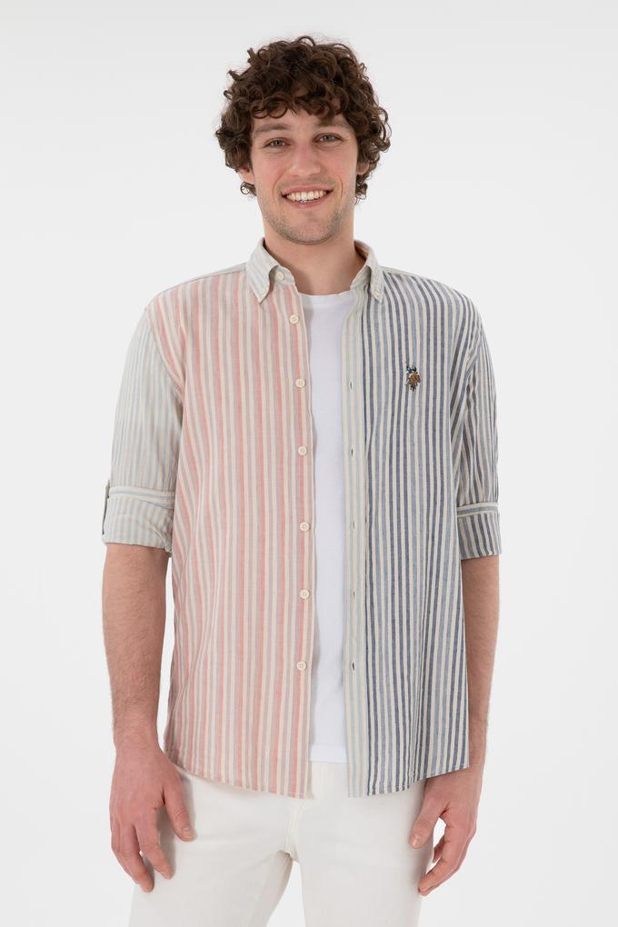 Erkek Açık Mavi Uzun Kollu Gömlek