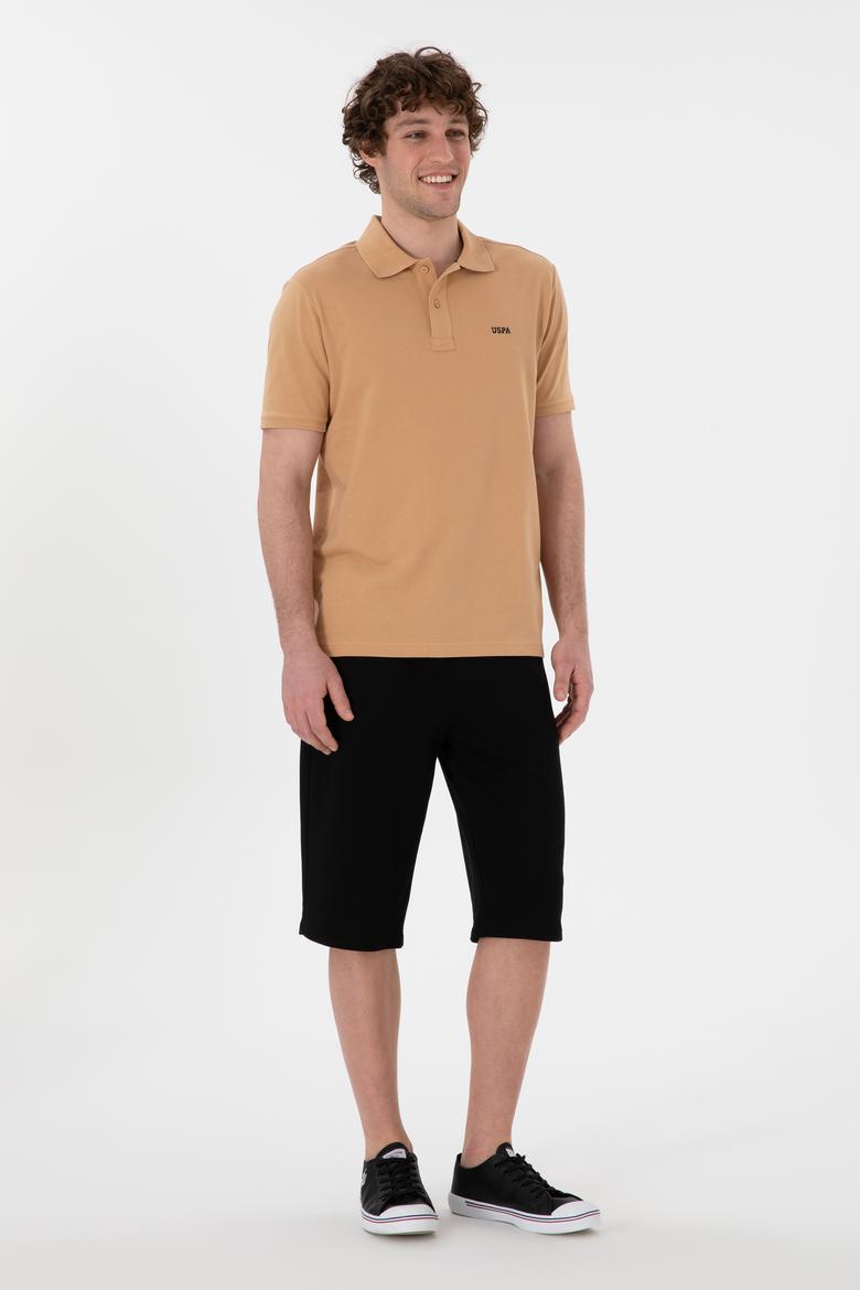 Erkek Regular Fit Siyah Örme Şort - 50298039007